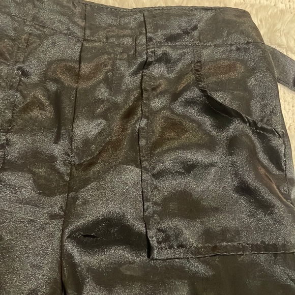 Y2K Amy Byer dress pants black belted girls size 8 10 Medium - Picture 4 of 9